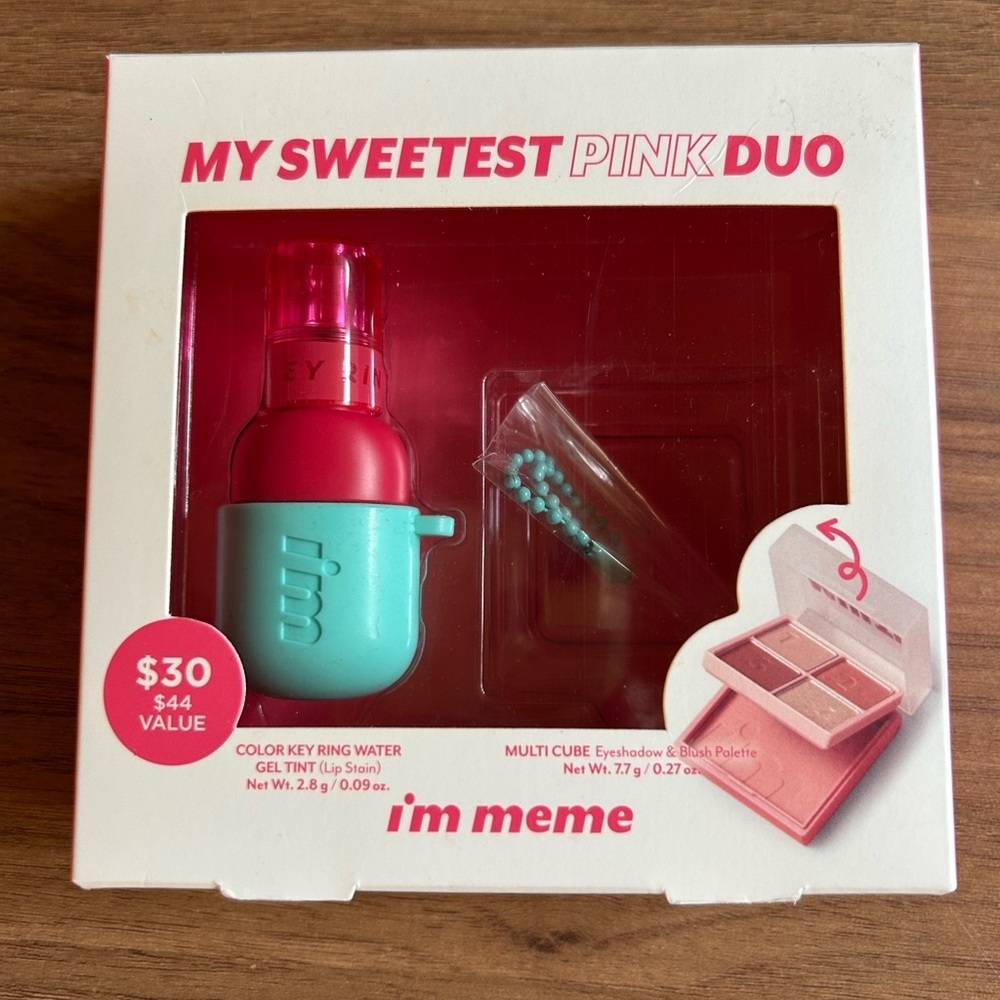 My Cherry 🍒, lip stain, color key ring water gel tint, I’m Meme, NWT - Picture 2 of 4